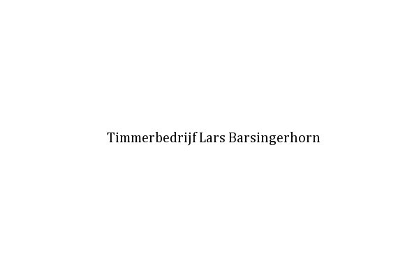 Timmerbedrijf Lars Barsingerhorn 